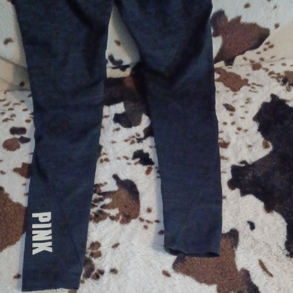 Victoria's Secret PINK Leggings - Blue and White - Picture 6 of 11